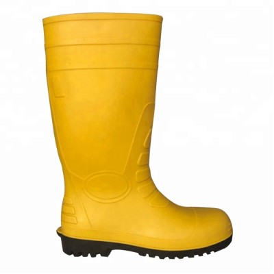 Yellow Safety Rain Boots